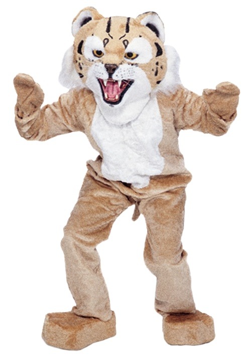 Adult Bobcat Mascot Costume