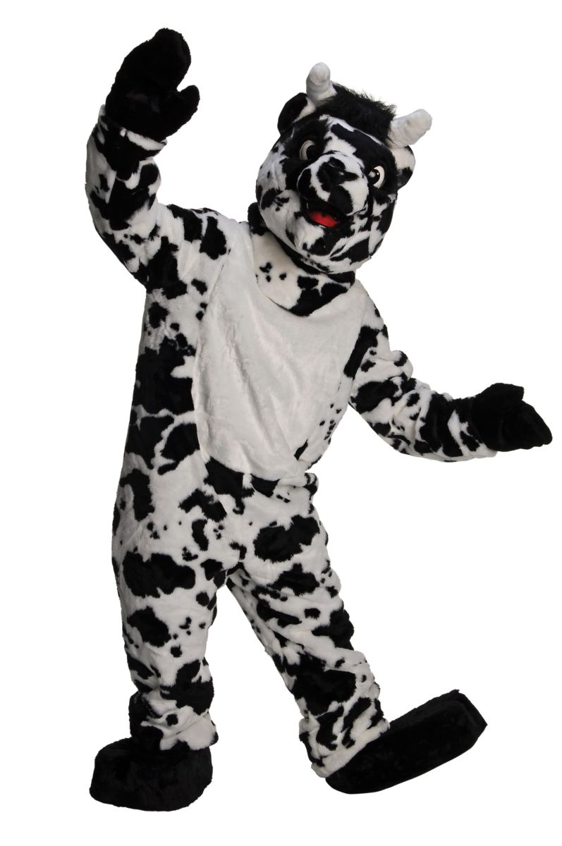 Adult Cow Mascot Costume