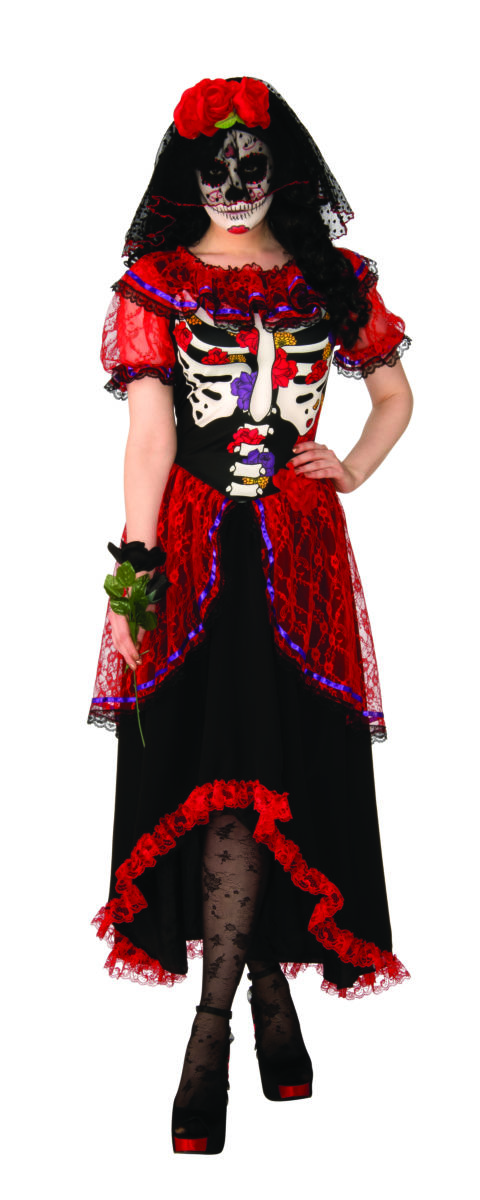 Adult Day of the Dead Woman Costume