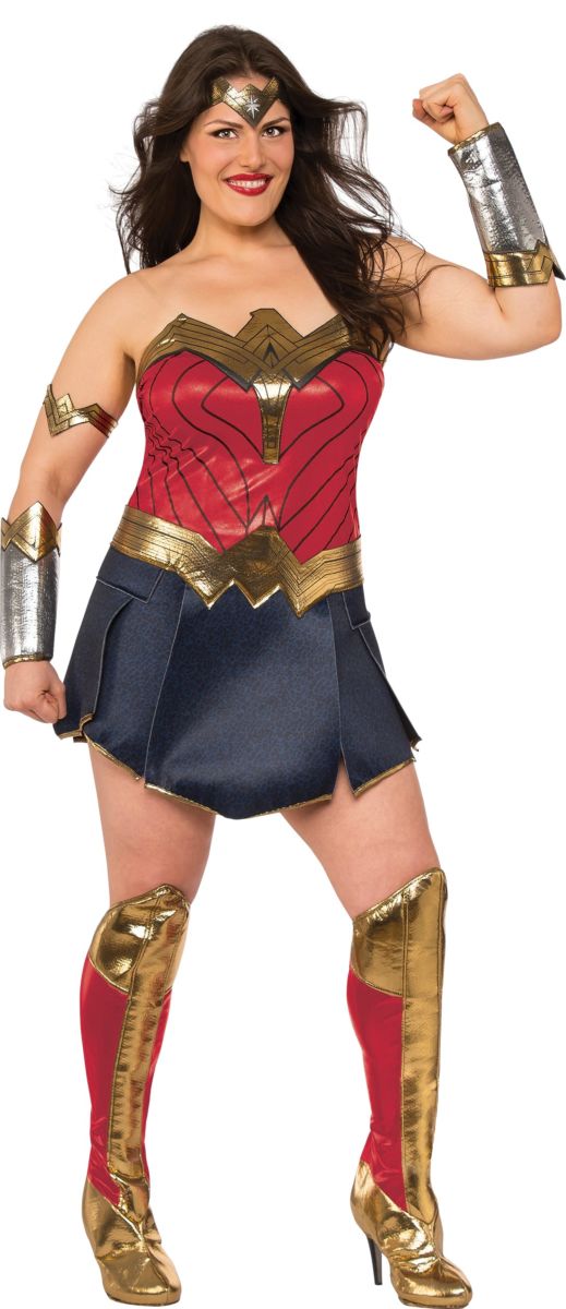 Adult Deluxe Wonder Woman Plus Justice League Costume