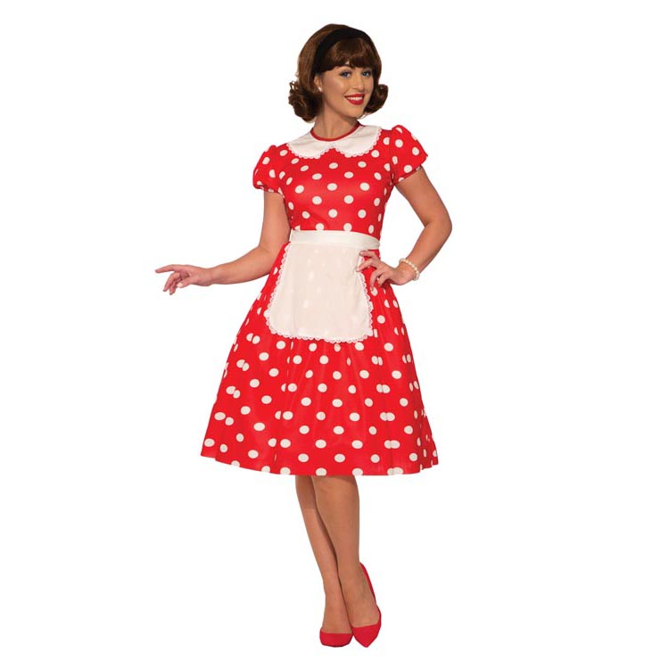 Adult 50&rsquo;s Housewife Dress Costume