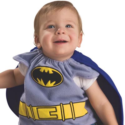 Newborn Batman Bib with Cape