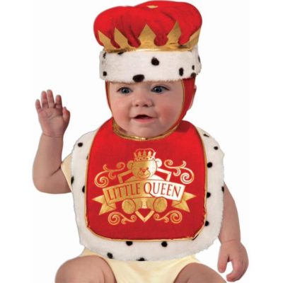 Infant Queen Bib and Crown Set