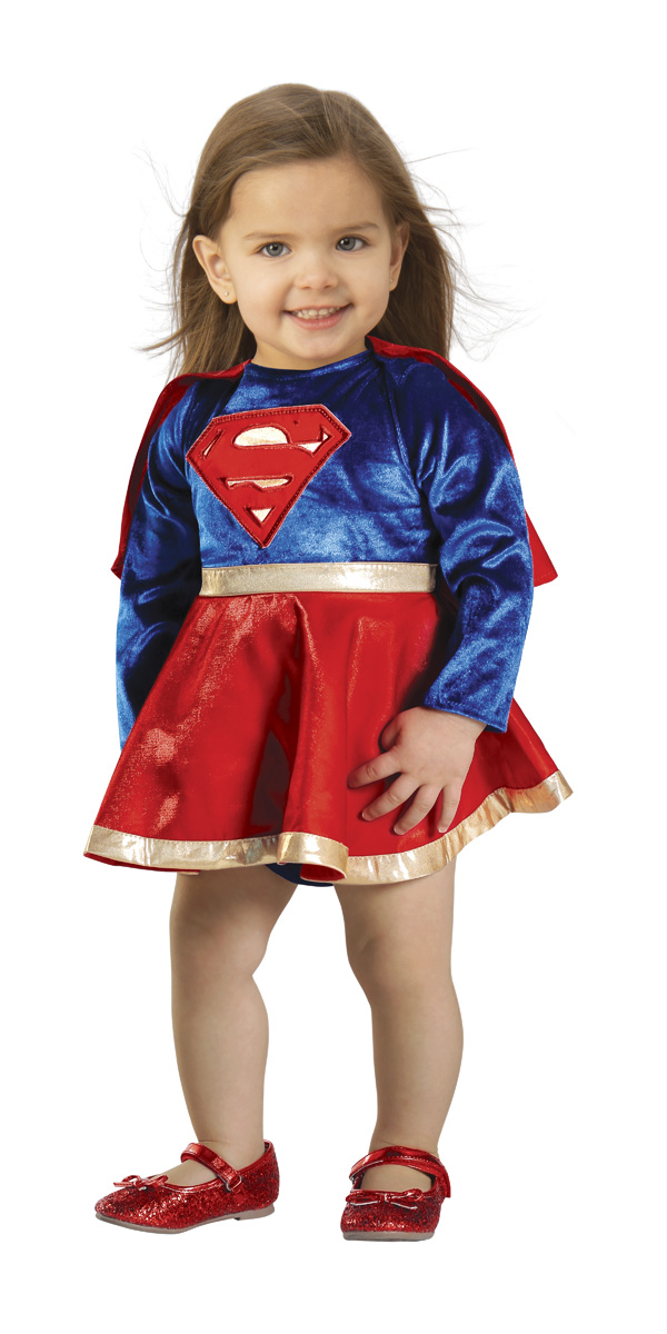 Toddler Supergirl Dress & Diaper Cover Costume