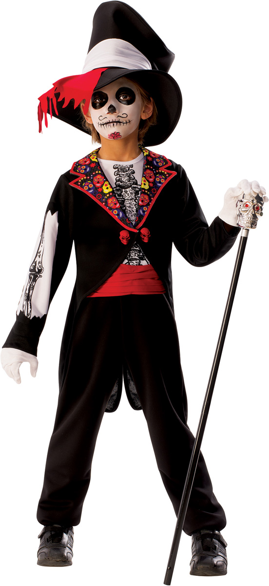 Kids Day Of The Dead Boy Costume