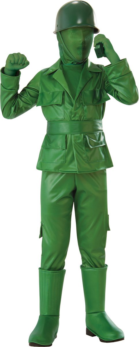 Kids Green Army Boy Costume