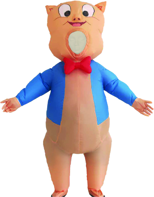 Kids Porky Pig Inflatable Costume  Looney Tunes