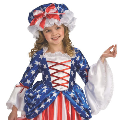 Deluxe Kids Betsy Ross Costume