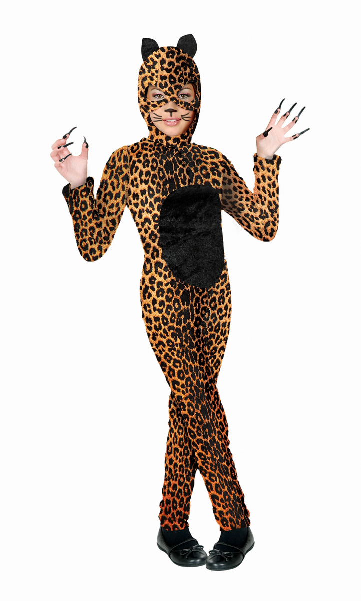 Kids Cheetah Cat Girl Costume