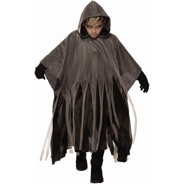Kids Gray Ghoul Cape