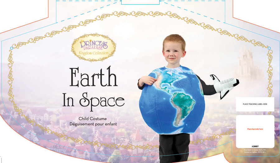 Kids Earth in Space Costume