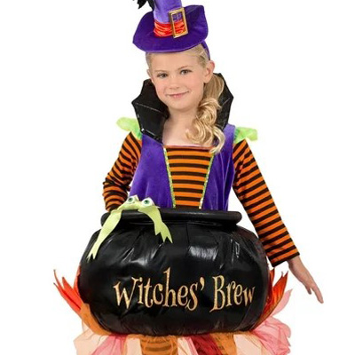Kids Cauldron Witch Costume