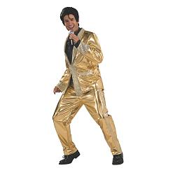Adult Grand Heritage Elvis Gold Lame Suit Costume