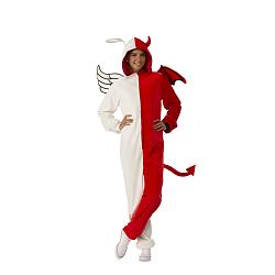 Adult Angel/Demon Comfywear One Piece Jumpsuit Costume