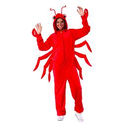 Adult Lobster Comfywear One Piece Jumpsuit Costume