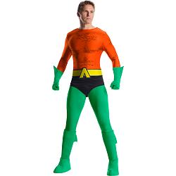 Adult Aquaman Stretch Bodysuit Costume  DC Comics Superheroes