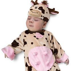 Infant Sleepy Cow Costume