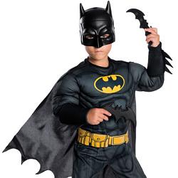 Kid&rsquo;s Deluxe Muscle Chest Batman Costume