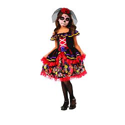 Kids Day of the Dead Girl Costume
