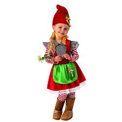 Kids Garden Gnome Girl Costume