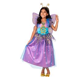 Kids Light Up Purple Fairy Costume