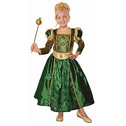 Kids Gilded Green Princess Dress