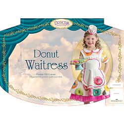 Kids Child Donut Waitress Costume