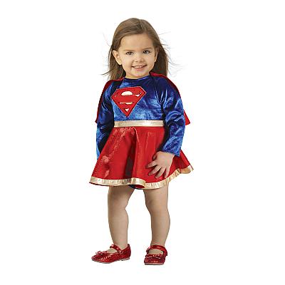 Toddler Supergirl Dress & Diaper Cover Costume